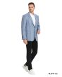 Tazio Men's Slim Fit Fashion Sport Coat - Classic Plaid