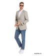 Tazio Men's Classic Fashion Sport Coat - Light Windowpane