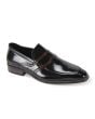 Giovanni Men's Outlet Slip On Leather Dress Shoe - Stripe Accent