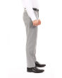 Demantie Men's Flat Front Pants - Modern Fit
