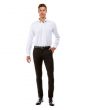 Tazio Men's Flat Front Pants - Ultra Slim