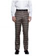 Tazio Men's Skinny Fit Pants - Glen Check