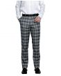 Tazio Men's Skinny Fit Pants - Glen Check