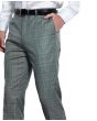 Tazio Men's Skinny Fit Pants - Bold Plaid