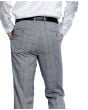 Tazio Men's Skinny Fit Pants - Bold Plaid