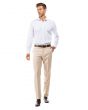 Azzuro Men's Flat Front Pants - Business Slacks