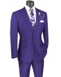 Vinci Men's Outlet 2 Piece Modern Fit Suit - Light Windowpane