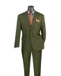 Vinci Men's Outlet 2 Piece Modern Fit Suit - Light Windowpane