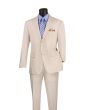 Vinci Men's 2 Piece Seersucker Suit - Notch Lapel