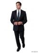 Bryan Michaels Men's 2pc Slim Fit Tuxedo - Dark Accents