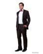 Bryan Michaels Men's Outlet 2pc Slim Fit Tuxedo - Satin Lapel with Trim