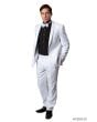 Bryan Michaels Men's Slim Fit 2pc Tuxedo - Satin Notch Lapel