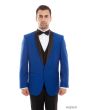 Bryan Michaels Men's 3pc Slim Fit Tuxedo - Layered Lapel