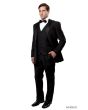 Bryan Michaels Men's 3pc Modern Fit Tuxedo - 6 Button Vest