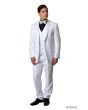 Bryan Michaels Men's 3pc Modern Fit Tuxedo - 6 Button Vest