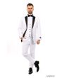 Bryan Michaels Men's 3pc Modern Fit Tuxedo - 6 Button Vest