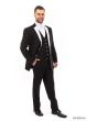 Bryan Michaels Men's 3pc Modern Fit Tuxedo - 6 Button Vest