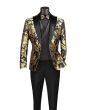 Vinci Men's 3 Piece Modern Fit Suit - Luxurious Jacquard