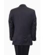 ZeGarie Men's 2 Piece 100% Wool Executive Suit - Solid Navy