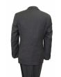 ZeGarie Men's 2 Piece 100% Wool Executive Suit - Charcoal Solid