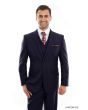 CCO Men's Outlet 3 Piece Modern Fit 100% Wool Suit - Solid Colors