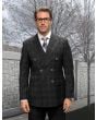 Statement Men's 2 Piece 100% Wool Fashion Suit - Smooth Plaid