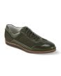 Giovanni Men's Leather Sneaker Style - Fabric Accent