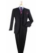 Apollo King Men's 100% Wool 3pc Fashion Suit - Stylish Peak Lapel