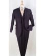 Apollo King Men's 3pc 100% Wool Suit - Fashion Peak Lapel