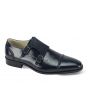 Giovanni Men's Leather Dress Shoe - Snake Buckle