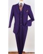 Royal Diamond Men's 3pc Discount Fashion Suit - Solid Color