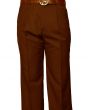 Statement Men's Outlet Dress Pants - Solid Pleated Slacks