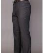 Statement Men's 100% Wool Dress Pants - Flat Front Slacks