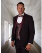 Statement Men's Outlet 3 Piece Wool Tuxedo - Fashion Vest