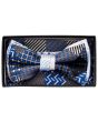 Karl Knox Men's Square End Bow Tie Set - Alternating Patterns