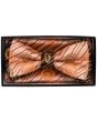Karl Knox Men's Square End Bow Tie Set - Striped and Patterned