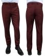 Statement Men's Modern Fit Pants - Flat Front Slacks