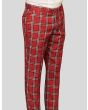 Statement Men's Slim Fit Pants - Sleek Plaid