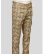 Statement Men's Slim Fit Pants - Sleek Plaid