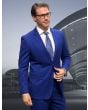 Statement Men's Outlet 100% Wool 2 Piece Suit - Thin Windowpane