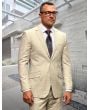 Statement Men's 100% Wool 2 Piece Suit - Classic Windowpane