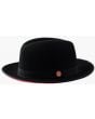 Bruno Capelo Men's Fedora Style Wool Hat - Red Bottom Hats