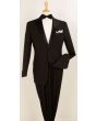 Royal Diamond Men's 2pc Wool Feel Tuxedo - Pleated Pants