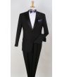 Royal Diamond Men's 2pc Wool Feel Tuxedo - Pleated Pants