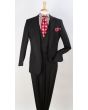 Apollo King Men's 3 Piece Fashion Suit - Wide Peak Lapel