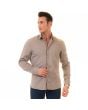 Gravity by Statement Men's Long Sleeve 100% Cotton Shirt - Unique Styles
