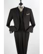 Apollo King Men's 3 Piece Executive Outlet Suit - Pleated Pants