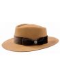 Bruno Capelo Men's Australian Wool Fedora Hat - Wide Brim