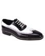 Giovanni Men's Leather Dress Shoe - Wingtip with Perforations