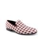 Montique Men's Fashion Loafer - Sleek Plaid